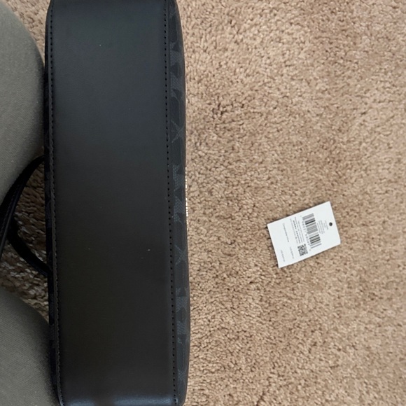 Kate Spade Black floral spade Pattern Shoulder Bag with Gold Chain and CB Strap - Picture 6 of 13